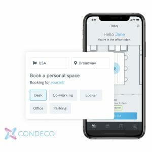 CONDECO Personal Space Booking Software
